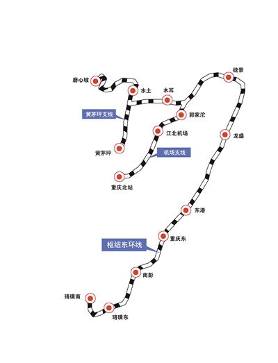 重庆铁路东环线最新进展，引领城市发展的生命线。