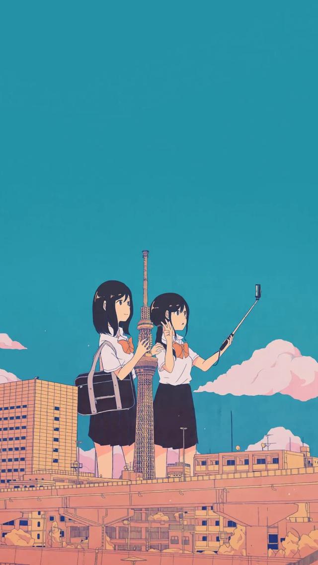动漫唯美风，日常小趣事与友情的温馨纽带，展现温馨纽带缔结的美好时刻